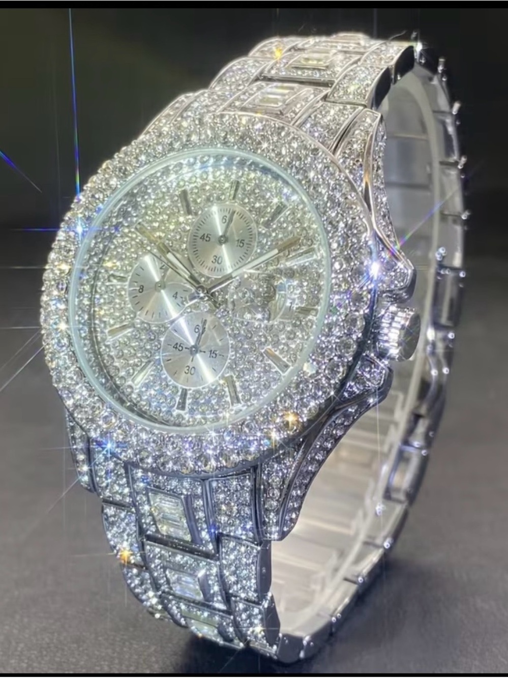 Iced Out Premium Watch